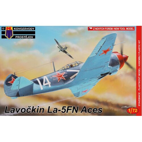 Kovozavody 1/72 LavoCkin La-5FN Aces Plastic Model Kit