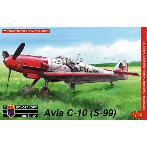 Kovozavody 1/72 Avia C-10/S-99 cz.b. Bf 109G-10 Plastic Model Kit