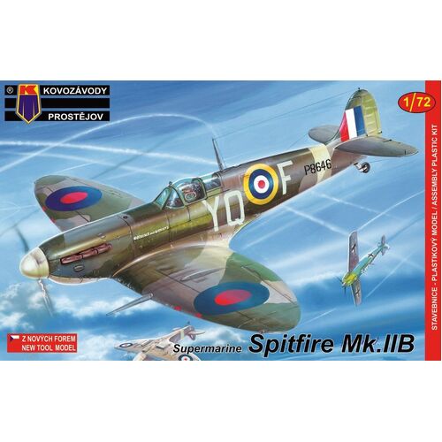 Kovozavody 1/72 Supermarine Spitfire Mk.IIB Plastic Model Kit