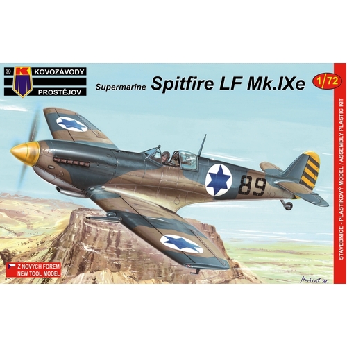 Kovozavody 1/72 Supermarine Spitfire Mk.IXE Israel Plastic Model Kit