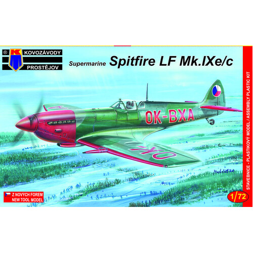 Kovozavody 1/72 Supermarine Spitfire Mk.IXE/C Plastic Model Kit