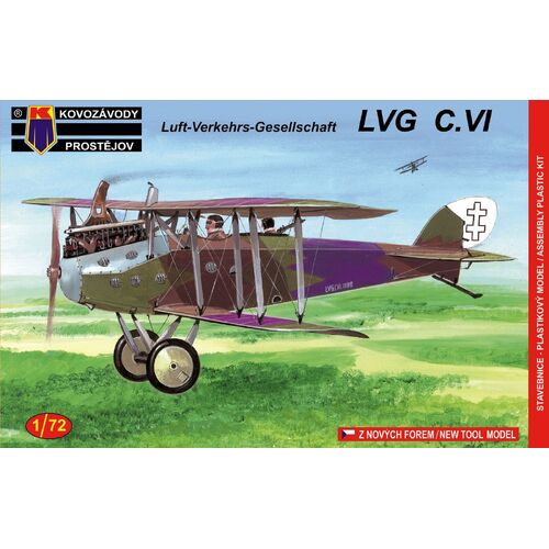 Kovozavody 1/72 LVG C.VI Lithuanian Plastic Model Kit