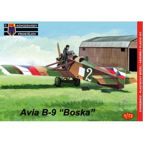 Kovozavody 1/72 Avia BH-9 Military Plastic Model Kit