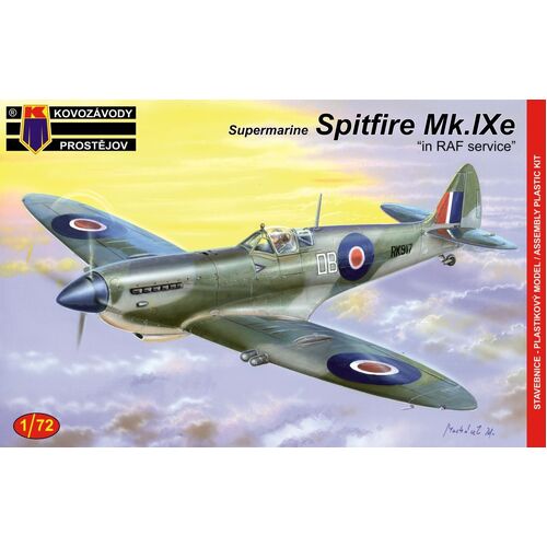 Kovozavody 1/72 Supermarine Spitfire Mk.IXE In RAF service Plastic Model Kit