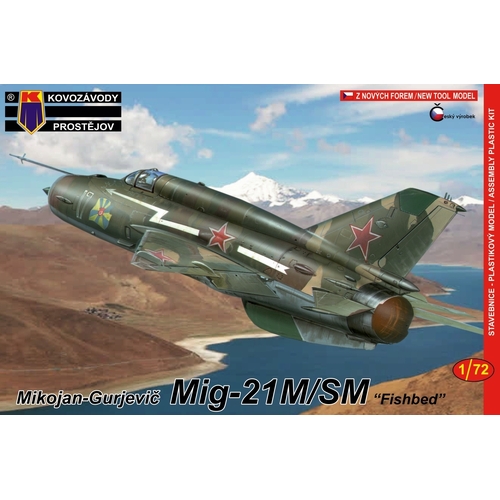 Kovozavody 1/72 MiG-21M/SM Fishbed Russian special Plastic Model Kit