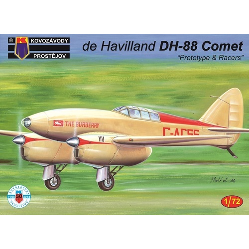 Kovozavody 1/72 DH-88 Comet Prototypes/Racers Plastic Model Kit