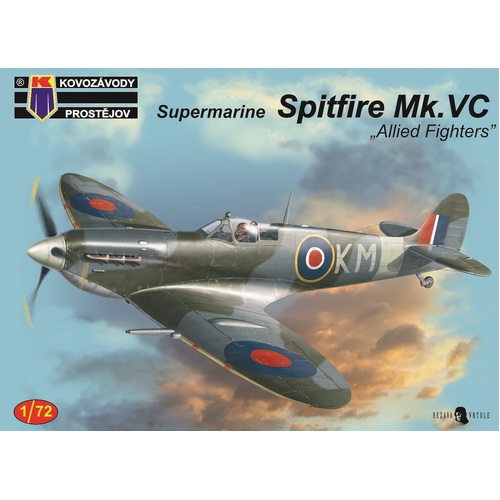 Kovozavody 1/72 Supermarine Spitfire Mk.Vc Allied Fighters Plastic Model Kit