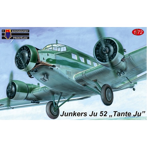 Kovozavody 1/72 Ju-52 (Luftwaffe-2x, Slovak, Hungarian) Plastic Model Kit