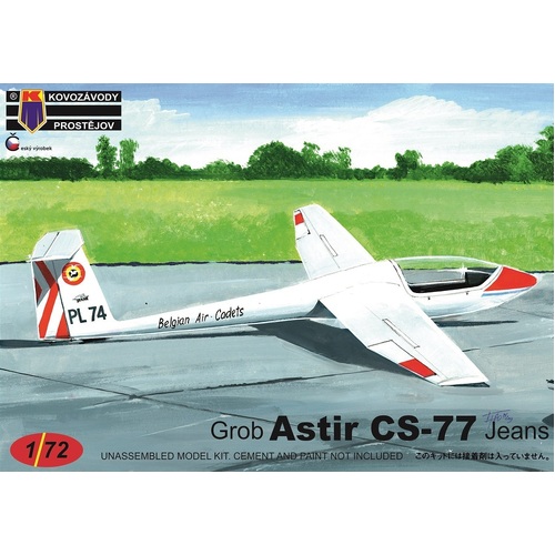 Kovozavody 1/72 Grob Astir CS-77 Jeans Plastic Model Kit