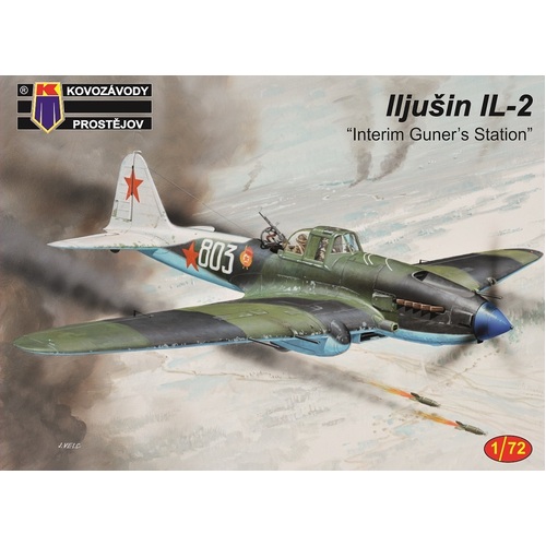 Kovozavody 1/72 IljuSin Il-2 Interim Guners Station Plastic Model Kit