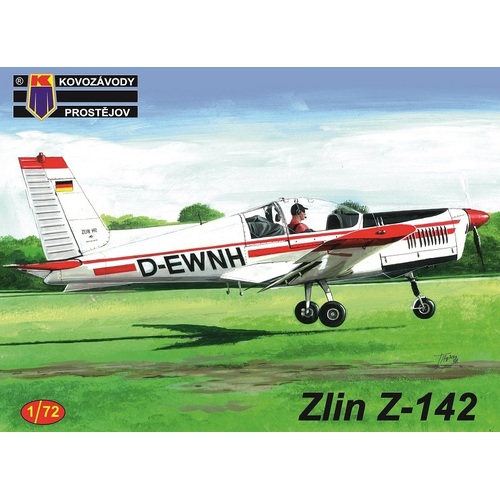 Kovozavody 1/72 Zlin Z-142 civil Plastic Model Kit