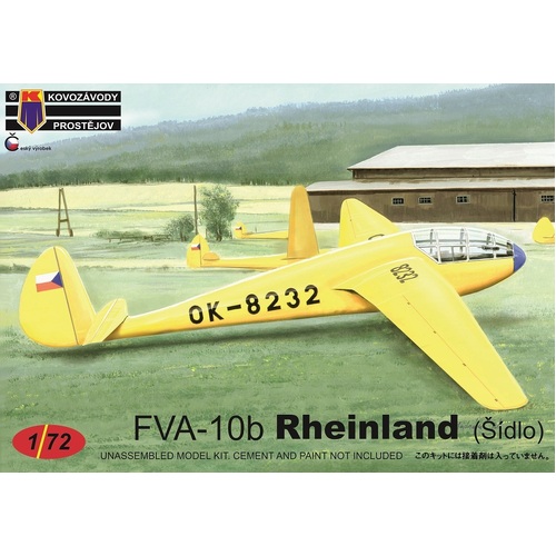 Kovozavody 1/72 FVA-10b Rheiland (Sidlo) Plastic Model Kit