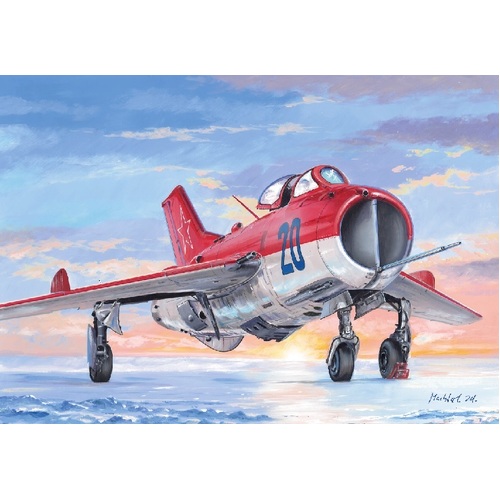 Kovozavody 1/72 MiG-19S Farmer-CAerobatics Plastic Model Kit