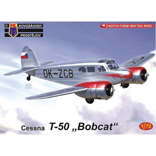 Kovozavody 1/72 Cessna T-50 Bobcat Plastic Model Kit