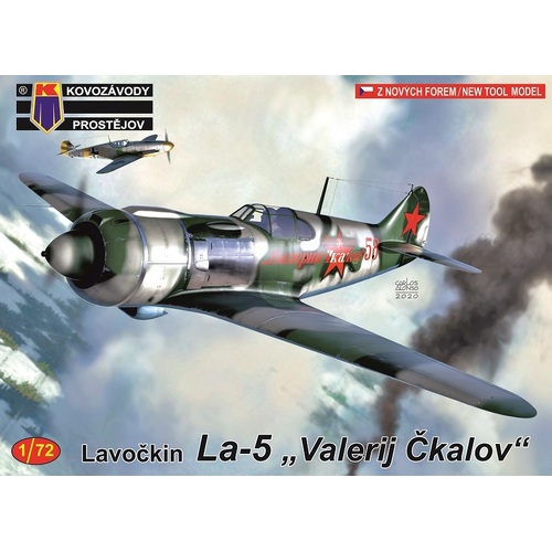 Kovozavody 1/72 La-5 Valerij Ckalov Plastic Model Kit