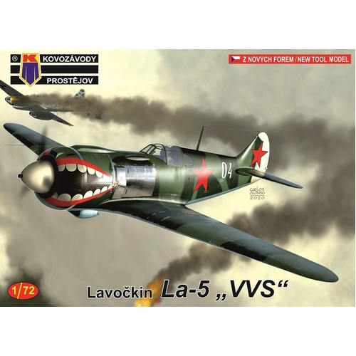 Kovozavody 1/72 La-5 VVS Plastic Model Kit