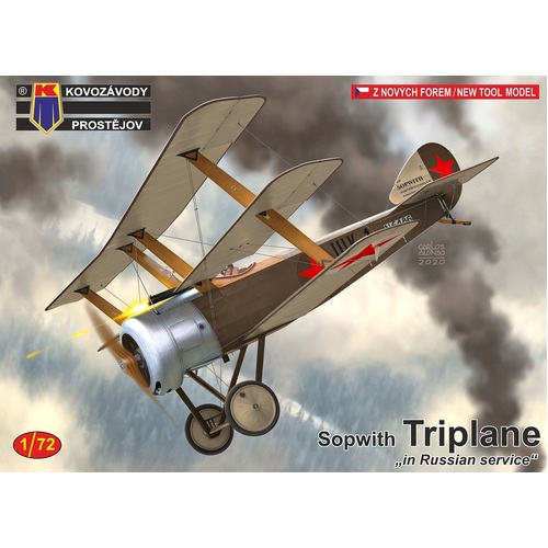 Kovozavody 1/72 Sopwith Triplane "Russian" Plastic Model Kit