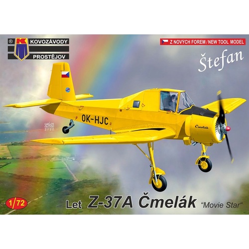 Kovozavody 1/72 Z-37A Cmelák "Movie Star" Plastic Model Kit