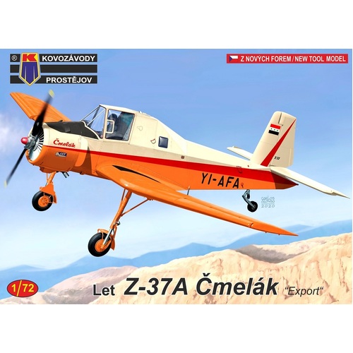 Kovozavody 1/72 Z-37A Cmelák "Export" Plastic Model Kit