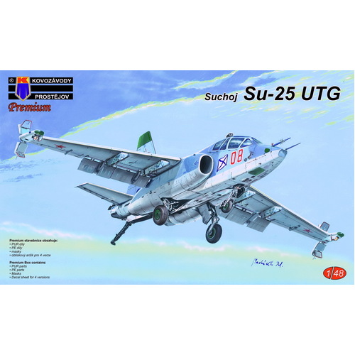 Kovozavody 1/48 Suchoj Su-25UTG Naval Trainer PUR, etch, mask Plastic Model Kit