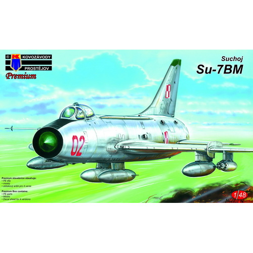 Kovozavody 1/48 Suchoj Su-7BM Warshaw Pact +etch,mask Plastic Model Kit