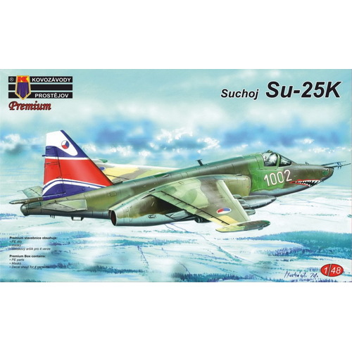 Kovozavody 1/48 Suchoj Su-25K + mask + PE Plastic Model Kit