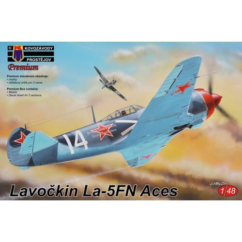 Kovozavody 1/48 LavoCkin La-5FN Aces +mask ex.Zvezda Plastic Model Kit