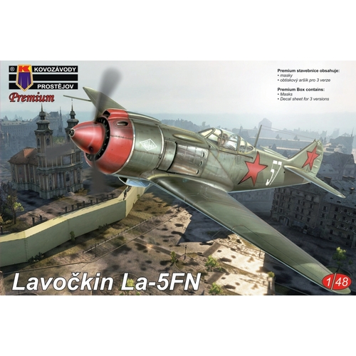 Kovozavody 1/48 LavoCkin La-5FN + mask, ex. Zvezda Plastic Model Kit