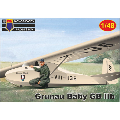 Kovozavody 1/48 Grunau Baby Plastic Model Kit