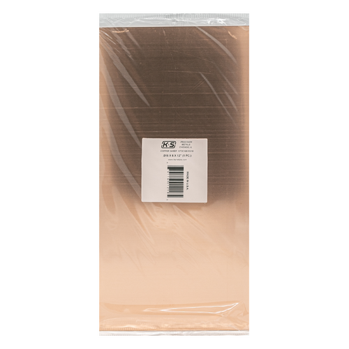 K&S Copper Sheet 0.025 x 6 x 12" (1)