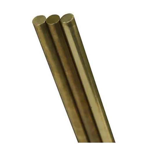 K&S Brass Rod 0.5 x 1000mm (5 Packs of 5)