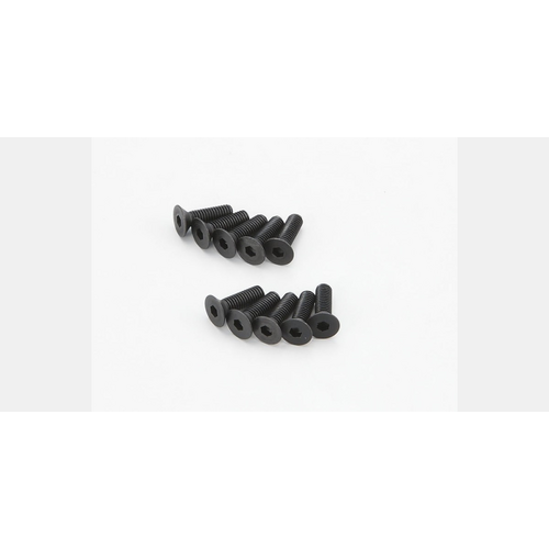 Kyosho Flat Head Screw(Hex/M3x10/10pcs)