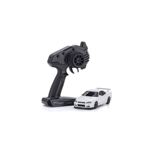 Kyosho MINI-Z AWD MA-020 Readyset Nissan Skyline GT-R V.spec II Nur (R34) (White) [32629W]