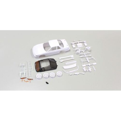 Kyosho NISSAN SILVIA S13 White body set (w/Wheels)