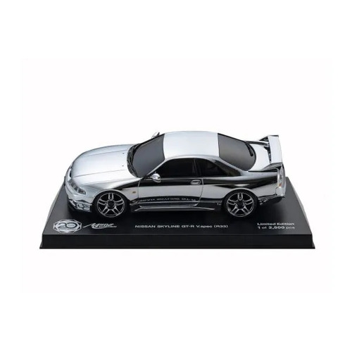 Kyosho ASC Nissan Skyline GT-R (R33) V.Spec Chrome MINI-Z Cup 20th Anniversary Body Set [MZP438CS]