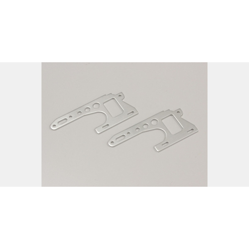 Kyosho Front Side Plate Silver 2pcs (Optima)