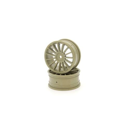 Kyosho Wheel(15-Spoke/Gold/24mm/2Pcs)