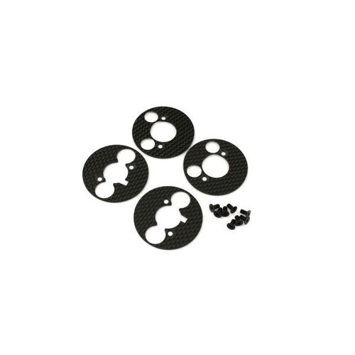 Kyosho Carbon Disk Plate Set(for R4)