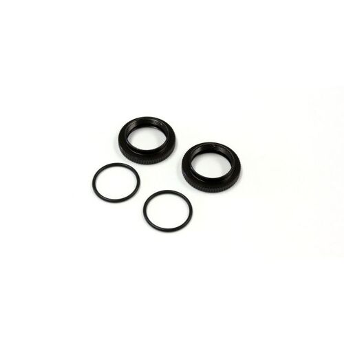 Kyosho Spring Adjuster (14mm/Gunmetal/2pcs)