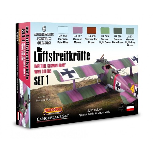 LifeColor Die Luftstreitkrafte WWI Set