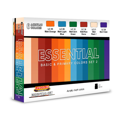 Lifecolor Essential Set #2 Acrylic Paint Set