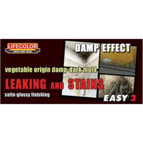 Lifecolor Damp Effect Leaking And Stains Acrylic Paint Set