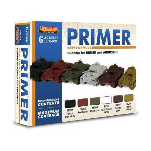 Lifecolor Primer Set #1 Acrylic Paint