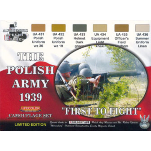 Lifecolor Polish Army Acrylic Paint Set