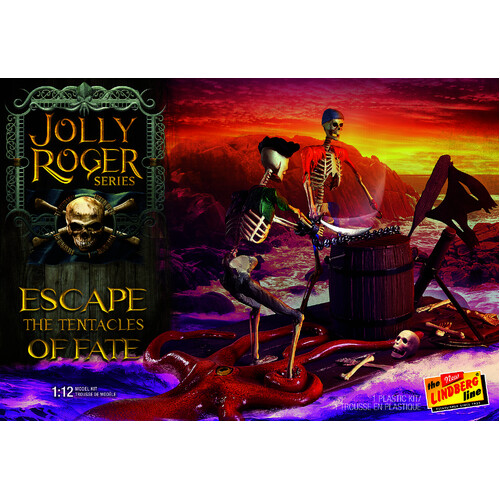 Lindberg 1/12 Jolly Roger Series: Escape the Tentacles of Fate 2T Plastic Model Kit