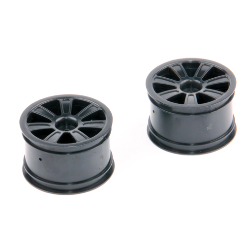 LRP Spoke Wheel rear black (2 pcs) - S10 Twister BX