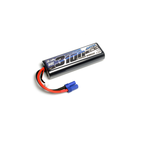 LRP ANTIX 3100mAh - 7.4V - 50C LiPo Battery - Car Stickpack Hardcase - EC5-Plug