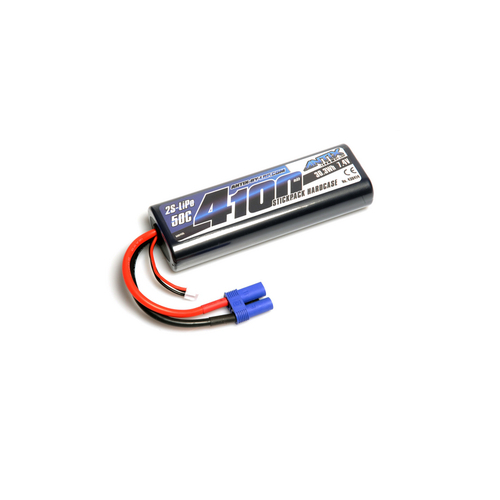 LRP ANTIX 4100mAh - 7.4V - 50C LiPo Battery - Car Stickpack Hardcase - EC5-Plug