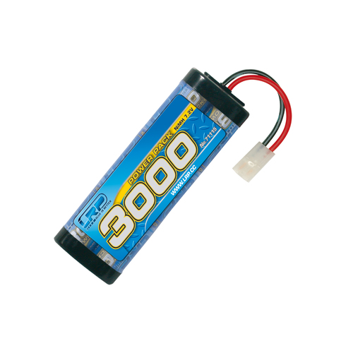 LRP Power Pack 3000mAh - 7.2v - 6 Cell - NiMH Stickpack Battery - Tamiya Plug