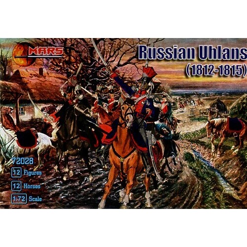 Mars 1/72 RUSSIAN UHLANS - 1812-1815 Plastic Model Kit